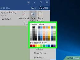 If you don't see the color you want, select more colors and then pick a color from any of the options in the color box. 5 Ways To Add Backgrounds In Word Wikihow