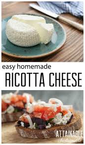 Making Ricotta Cheese At Home Is Easy To Do Anytime But It S Especially Frugal When You Can Salvage Milk That S Goat Milk Recipes Milk Recipes Homemade Cheese