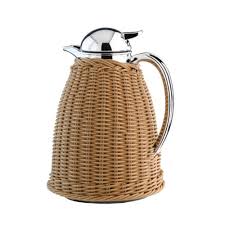 Alfi Albergo Beige Faux Wicker Thermal Carafe 33 Ounce Petrato445
