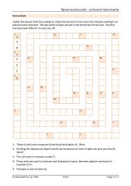 Find the word puzzle in picture. Spiral Word Puzzle With Answers Units And Instruments Ks3 Science Teachit Science