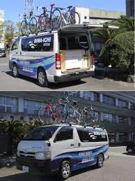 滋賀県 ビワイチ起点のまちで自転車走行サポートカーを製作 サイクルスポーツのニュース サイクルスポーツ jp 自転車 カー サイクリング