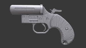 What kind of gun is a sky flare? Artstation Flare Gun Pubg Fanart Underbunny