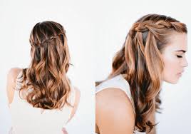 A waterfall braid is the perfect romantic hairstyle for any occasion, and believe it or not it's easy! Quick And Easy Waterfall Braid Tutorial Society19