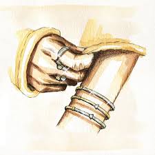 Inspiration From Leilaabuissa Fine Jewellery Collection Watercolor Lineslaw Lineslawillustration Illustration In 2020 Black And White Drawing Artwork Drawings