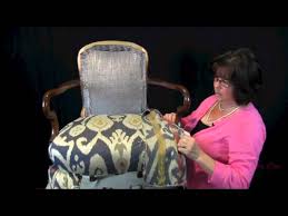 Dolonm velvet accent chair modern tufted button wingback vanity chair with arms upholstered tall back desk chair with solid wood legs for living room bedroom waiting. How To Upholster A Wooden Arm Chair For The Upholstery Beginner Youtube