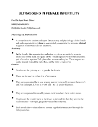Maybe you would like to learn more about one of these? Pdf Ultrasound In Female Infertility