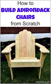 View a larger version of this animation. How To Build Adirondack Chairs From Scratch