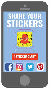 Use Sticker To Grow Followers Fans Snapchat Stickers Custom Stickers Fun Stickers