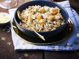 Risotto De Sarrasin Aux Noix De Saint Jacques Et A L Etivaz Aop Recette Recettes De Cuisine Sarrasin Risotto