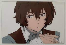A few weeks ago, I posted my Wan! themed glass painting and here's my most  recent piece, Dazai Osamu! : r/BungouStrayDogs
