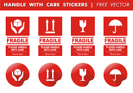 Check out our fragile stickers selection for the very best in unique or custom, handmade pieces from our stickers, labels & tags shops. Handle With Care Stickers Free Vector 97112 Download Free Vectors Clipart Graphics Vector Art