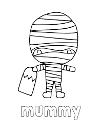 Just print on white cardstock and everyone can color them! Halloween Coloring Pages For Kids Print And Color