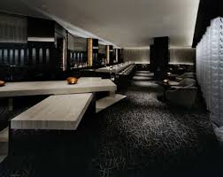 Futuristic Black Bar Interior Design Iroonie Com Bar Lounge Design Lounge Interiors Lounge Design