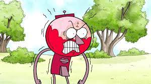 Benson regular show angry