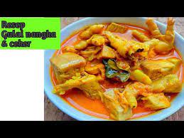1 sdt gula pasir, bumbu halus; Resep Gulai Nangka Ceker Ayam Paling Enak Dimakan Bareng Ketupat Youtube