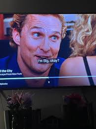 I totally understand why Carrie didn't want to do the movie with Matthew  McConaughey! He was a total creep in this scene! (I know this isn't an  insightful take, I'm doing my