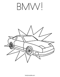 Dogs love to chew on bones, run and fetch balls, and find more time to play! Bmw Coloring Page Twisty Noodle