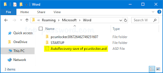 How to use autosave in word 2010. How To Recover Unsaved Word 2016 Document In Windows 10 Password Recovery