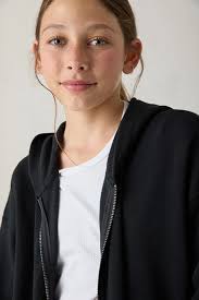 Francesca's Hello Franki Kaitlin Solid Oversized Zip Hoodie for Girls