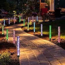 Summer Sale Solar Garden Led Lights Color Changing Outdoor Etsy Solar Lights Garden Led Garden Lights Led Lights Color