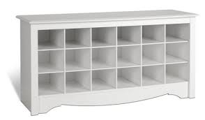 Shoe Storage Cubbie Bench White Walmart Canada