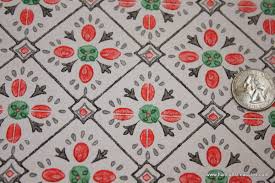 1930s vintage wallpaper by the yard red