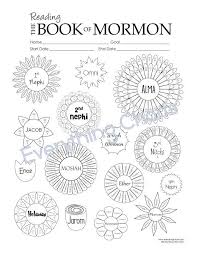 Book Of Mormon Reading Chart Pdf File Printable Stay