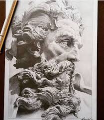 Pin Di S P Su My Sketches Tatuaggio Zeus Scultura Arte Mitologia Greca Tatuaggi