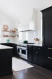 10 Beautiful Rooms Painted Black With Images New Kitchen Cabinets Black Kitchen Cabinets Kitchen Interior