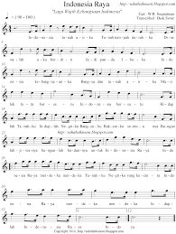Lagu Wajib Kebangsaan Indonesia Raya Lagu Lagu Kebangsaan Hafalan