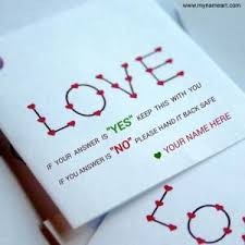 Send them lovely couple made for each other love. Yes Or No Love Propose Saying Image Wishes Greeting Card Love Proposal Images Image Quotes Love Proposal