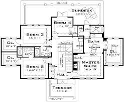 What makes a floor plan simple? Plan Large Architectural Design House Plans 165615