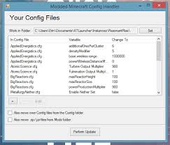 Start the server with the following command: Modded Minecraft Config Manager Aeriussu Software
