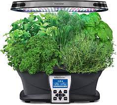This versatile grow light can be hung from above or tilted on its stand ; Amazon Com Aerogarden 903100 1200 Black Ultra Led 1 Kit Garden Outdoor