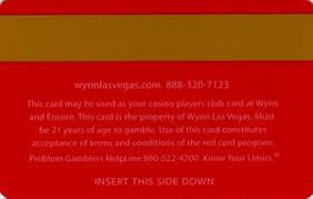 Easily manage your account information; Hotel Card Wynn Encore Red Card Wynn United States Of America Col Usa 11579