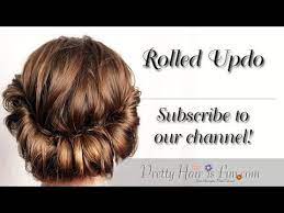 How To Rolled Updo Pretty Hair Is Fun Hair Tutorial Pretty Hairstyles Easy Updo Hairstyles