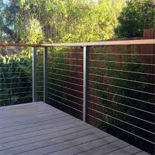 Patio Stainless Steel Wire Balustrade Steel Cable Railing Stainless Steel Handrail Pr B104 Balcony Railing Design Wire Balustrade Patio Railing