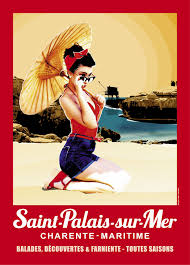 En Exclusivite Nouvelle Collection 2016 Saint Palais Sur Mer Affiche En Vente 6 Collection De 4 Saint Palais Saint Palais Sur Mer Affiches De Voyage Retro