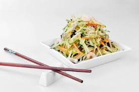 Salade De Choux Chinois Crevettes Et Avocat Recette Salade De Chou Chinois Chou Chinois Salade De Chou