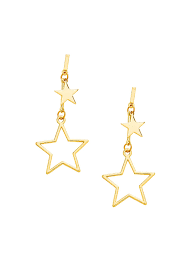 Shop Double Star Design Drop Earrings Online Shein Offers Double Star Design Drop Earrings More To Fit Your F Accessorize Jewellery Earrings Online Earrings