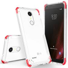 Click Surge Lg K30 Harmony 2 Case Red Dual Layer Dual Heavy Duty