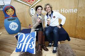 Olympic Ice Dancing Gold Medalists And Puffs Ambassadors Meryl Davis Charlie White Spend Time At The P G Family Home During The Olympics Winter Games Sochi