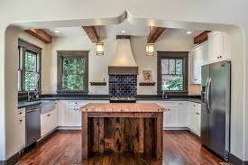 Craftsman Kitchen By Marcelle Guilbeau Interior Designer Like The Countertop And Backsplash Good Idea Fo Rustic Kitchen Italian Kitchen Design Kitchen Design