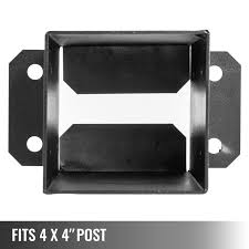 Maybe you would like to learn more about one of these? 3 5 10 Pcs 4x4 Heavy Duty Fence Post Mount Concrete Deck Base Post Powder Coated Ebay