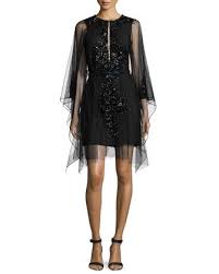 Kaufman Franco Moroccan Jeweled Mesh Dress Onyx Mesh Dress Dresses Beautiful Dresses