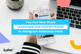 Add filters, stickers, music, and text to personalize your slideshow, then upload it to instagram stories. You Can Now Share Landscape And Portrait Photos In Instagram Slideshow Posts Later Blog