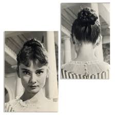 When you think of audrey hepburn hair, two distinct, iconic styles come immediately to mind. Lot Detail Audrey Hepburn Personally Owned Pair Of Photos From War And Peace Testing A Hairstyle For The Film From The Personal Collection Of Audrey Hepburn