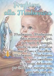 Preghiera Alla Madonnina Per Bambini Con Immagini Preghiera Preghiera Per Bambini Preghiere