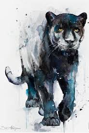Northceleres Instagram Photos And Videos Watercolor Art Prints Panther Art Art Painting
