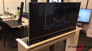 Lift Mit Rotation Fur Tv Mobel Youtube Tv Mobel Tv Halterung Versteckter Fernseher
